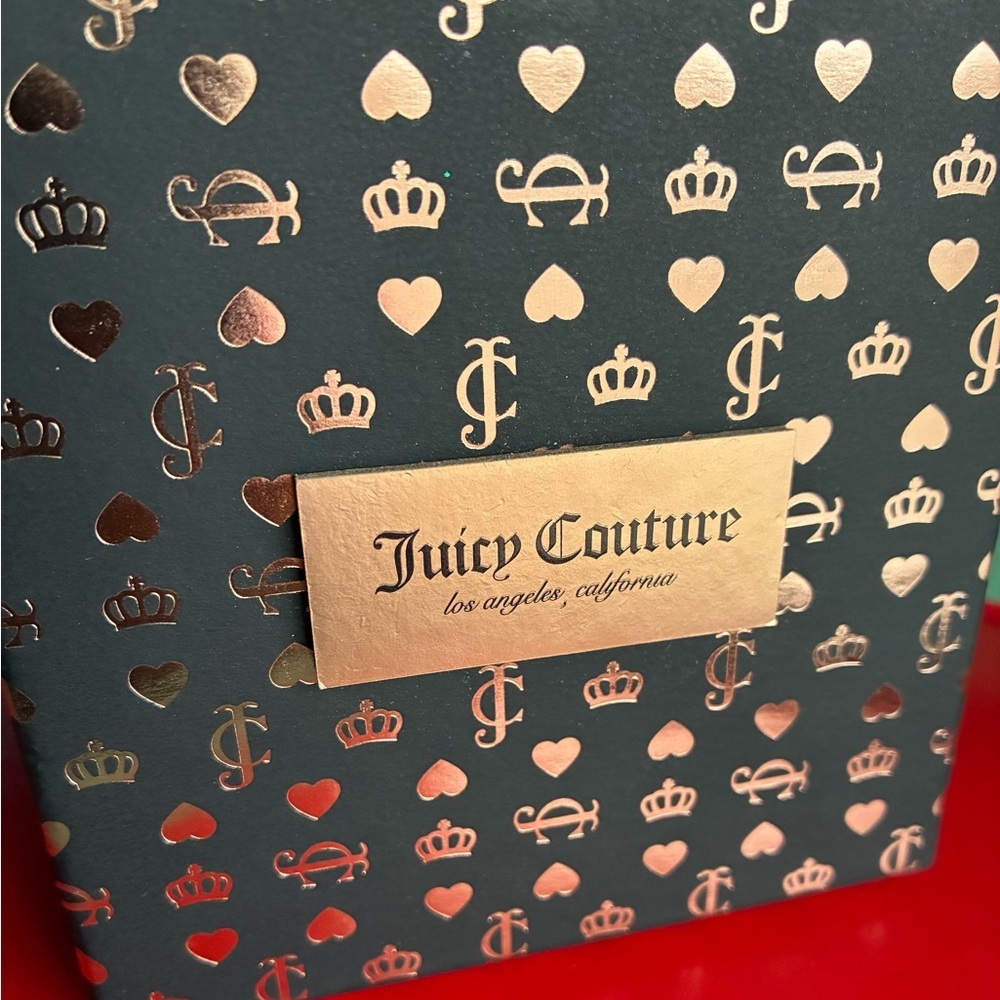 Juicy Couture Gold Heart Necklace with Bow Accents - Picture 9 of 11